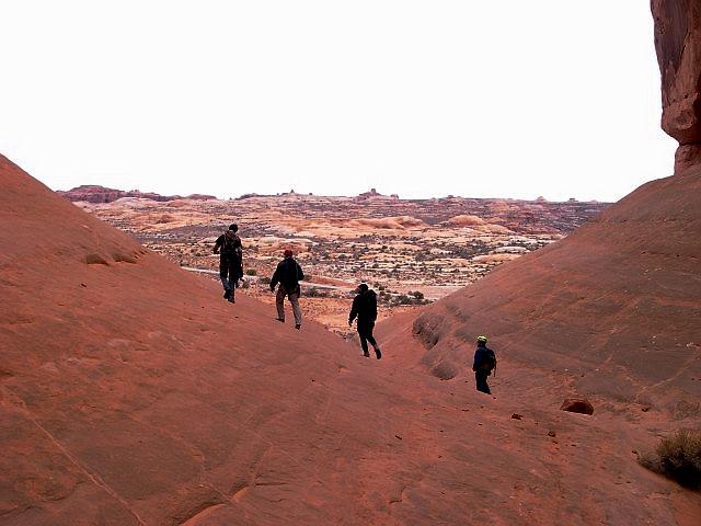 Exit stage left. Jason Price, Shane Burrows, Mark Schnupp and Justin Eatchel.