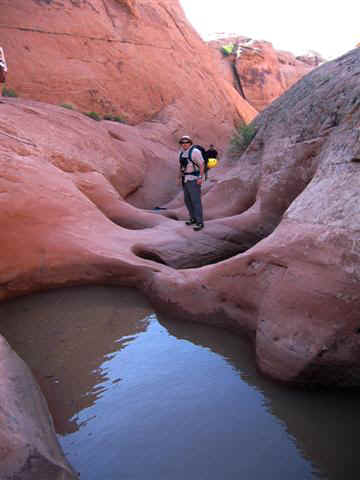 Alex and Dragonfly potholes.