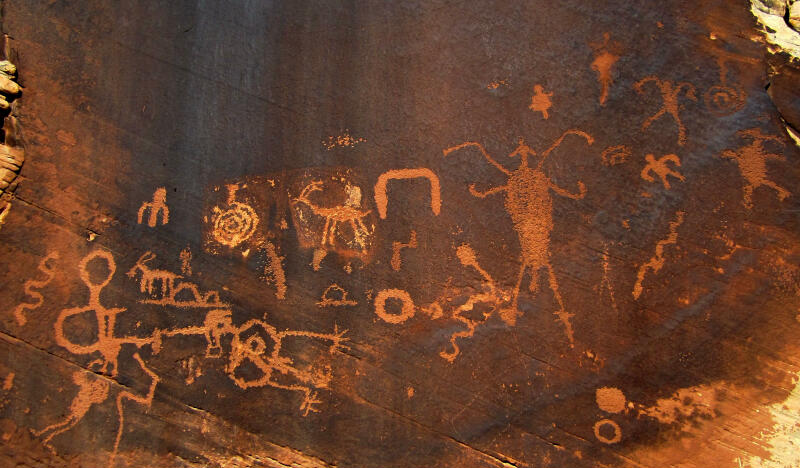 Fighting Men Petroglyphs