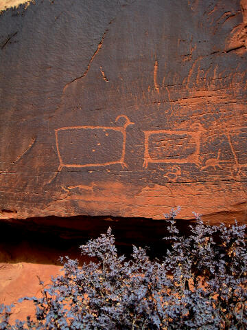 TV Sheep Petroglyph Panel