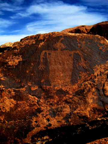 Moab Maiden Petroglyph