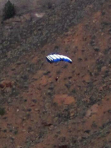 It's a great place to watch the BASE Jumpers