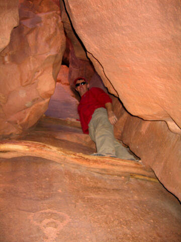 Mark on the log ladder