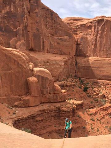 Not Tierdrop Canyon - Arches National Park