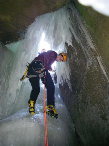 Pleiades Ice Climb - Moab