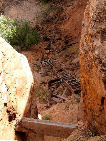 Ruby's Ladder & Tramway - Moab