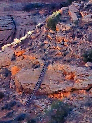 Ruby's Ladder & Tramway - Moab