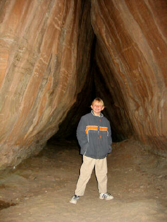 Stormy inside Tusher Tunnel