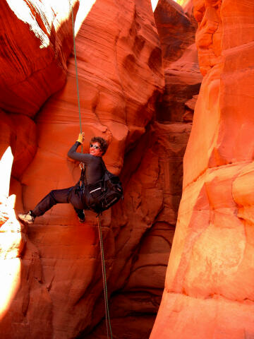 Rappeling in Good Day Jim