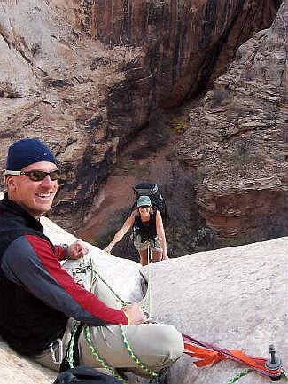 Michael Holland and Jen Muse at the Exit Crack.