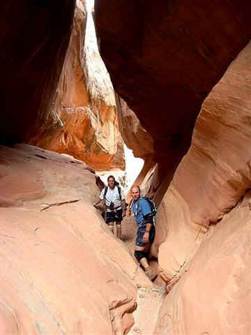 Tom and Mark in Tidwell Canyon