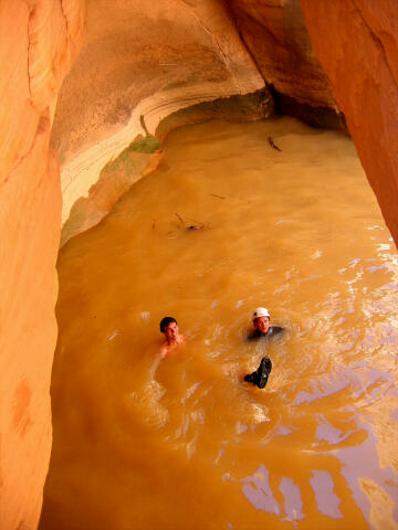 Swimming in the Bridge Alcove