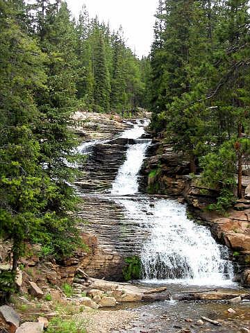 Upper Provo River Waterfall