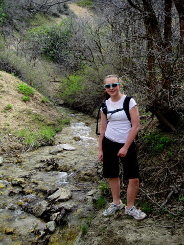 Sierra at the creek