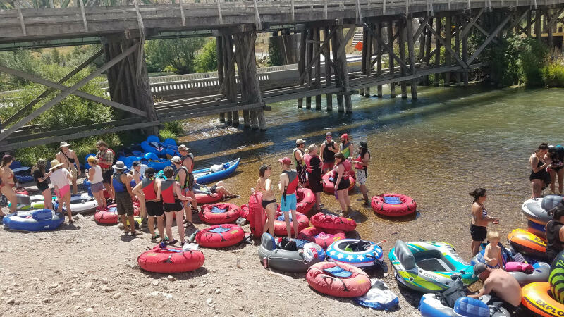 Tubing Weber River