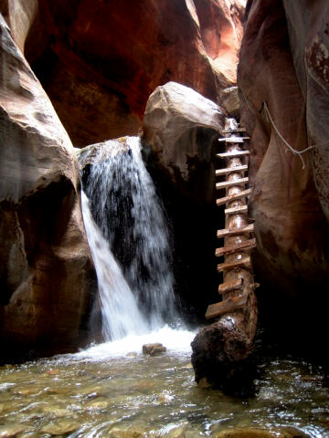 1st major obstacle in Kanarra Creek